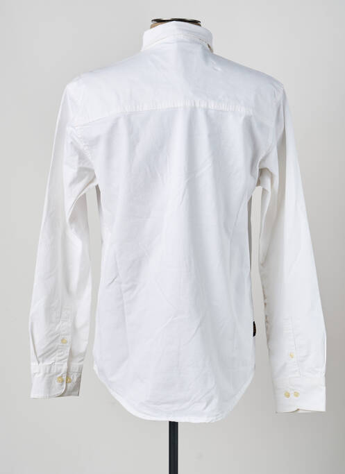Chemise manches longues manches longues blanc DAYTONA homme