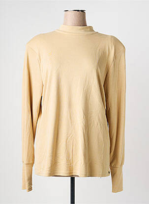 Top stretch manches longues beige TRAMONTANA femme