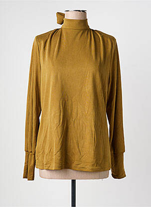 Top stretch manches longues vert TRAMONTANA femme