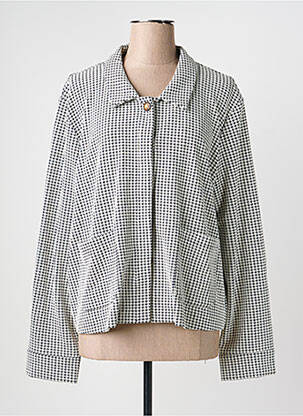 Veste casual coupe droite beige ICHI femme