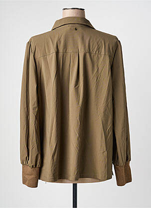 Blouse manches longues manches longues vert TRAMONTANA femme