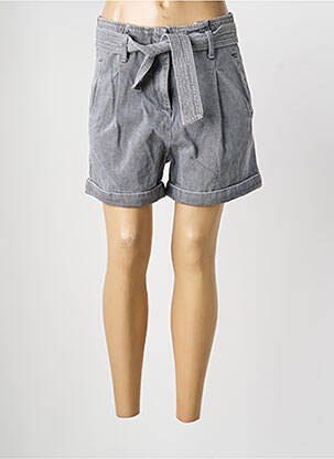 Short tissage denim taille haute gris ARTLOVE femme