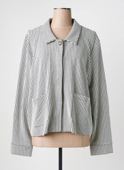 Veste casual coupe droite beige ICHI femme
