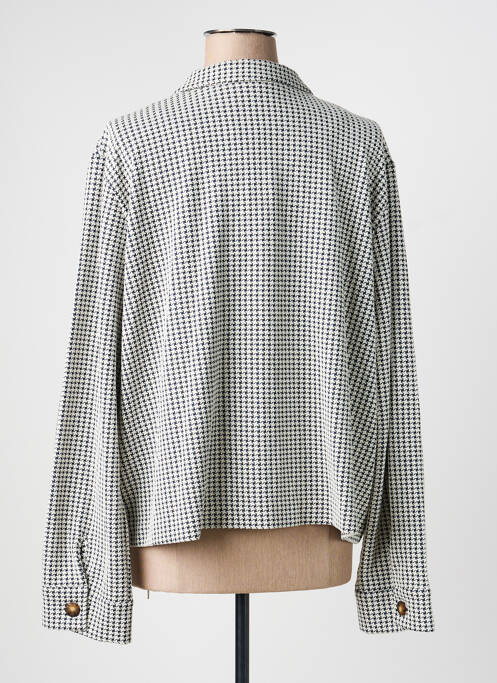 Veste casual coupe droite beige ICHI femme
