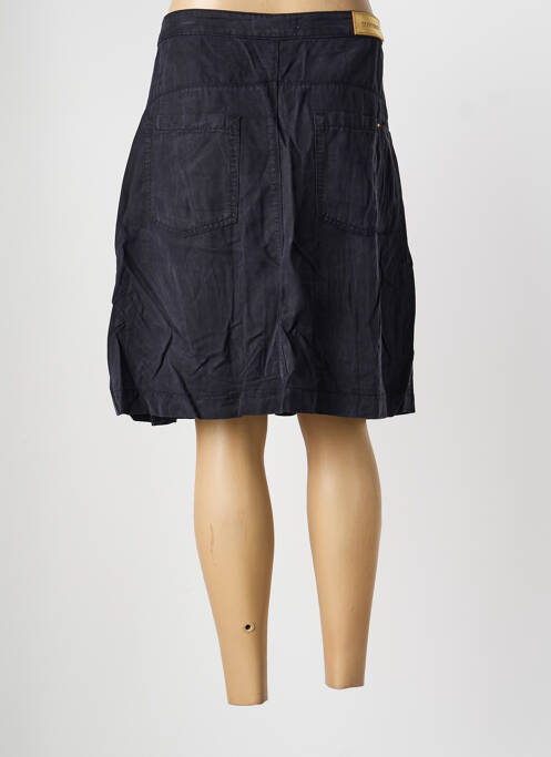 Jupe mi-longue coupe évasée bleu COUTURIST femme