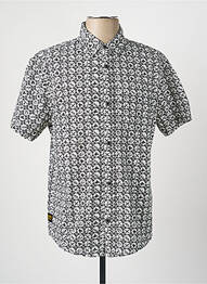 Chemise manches courtes poches blanc DAYTONA homme