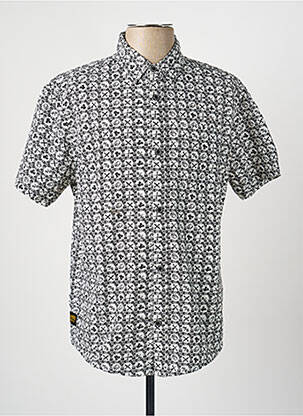 Chemise manches courtes poches blanc DAYTONA homme