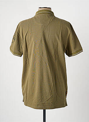 Polo coupe droite manches courtes vert DAYTONA homme