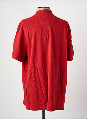 Polo coupe droite manches courtes rouge DAYTONA homme