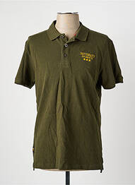 Polo stretch manches courtes vert DAYTONA homme