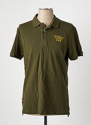 Polo stretch manches courtes vert DAYTONA homme