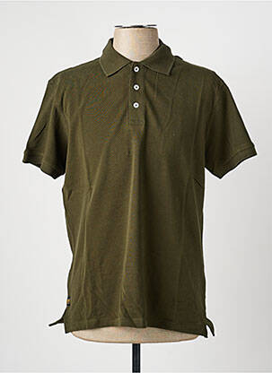 Polo coupe droite sans manche vert DAYTONA homme