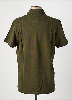 Polo coupe droite sans manche vert DAYTONA homme