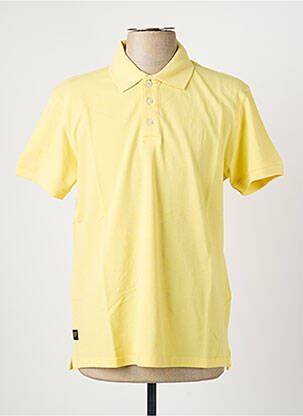Polo stretch sans manche jaune DAYTONA homme