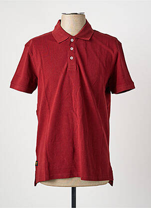 Polo stretch sans manche rouge DAYTONA homme