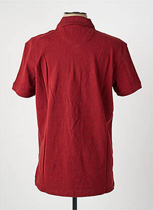 Polo coupe droite sans manche rouge DAYTONA homme