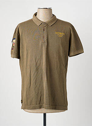 Polo stretch manches courtes vert DAYTONA homme