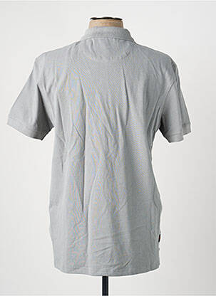 Polo coupe droite manches courtes gris DAYTONA homme