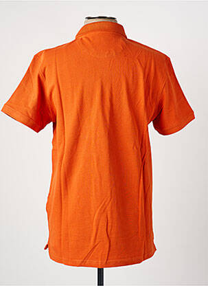 Polo coupe droite manches courtes orange DAYTONA homme