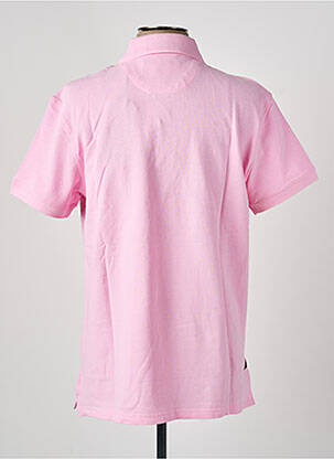 Polo coupe droite manches courtes rose DAYTONA homme