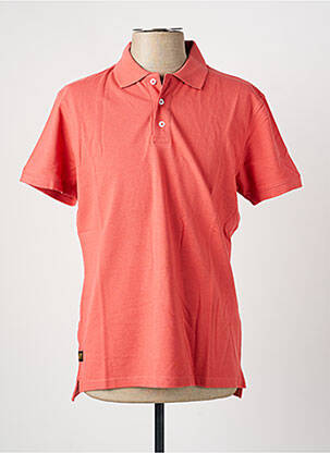 Polo coupe droite manches courtes rose DAYTONA homme