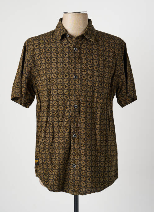 Chemise manches courtes poches vert DAYTONA homme
