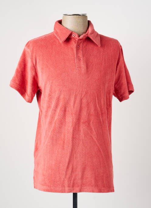 Polo coupe cintrée manches courtes rouge DAYTONA homme