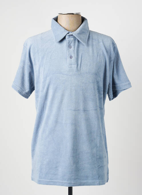 Polo coupe cintrée manches courtes bleu clair DAYTONA homme