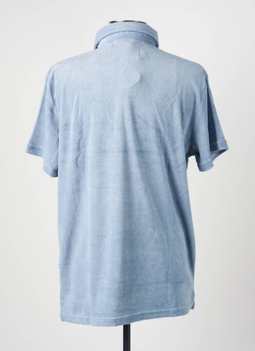 Polo coupe cintrée manches courtes bleu clair DAYTONA homme