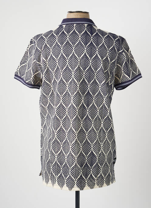 Polo stretch manches courtes bleu DAYTONA homme