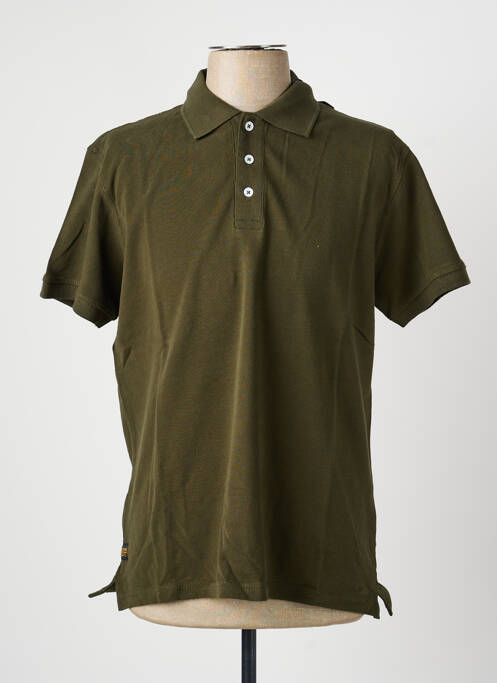 Polo stretch sans manche vert DAYTONA homme
