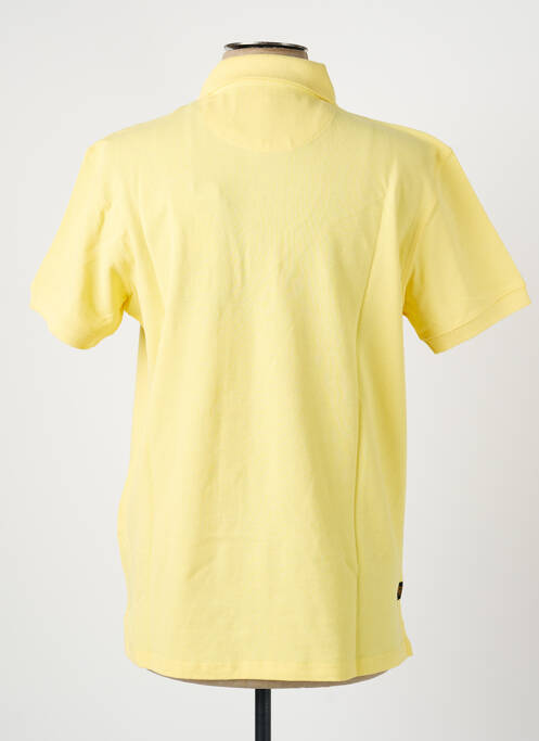 Polo stretch sans manche jaune DAYTONA homme