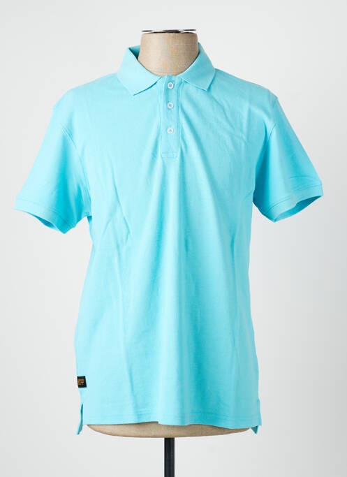 Polo stretch sans manche bleu DAYTONA homme