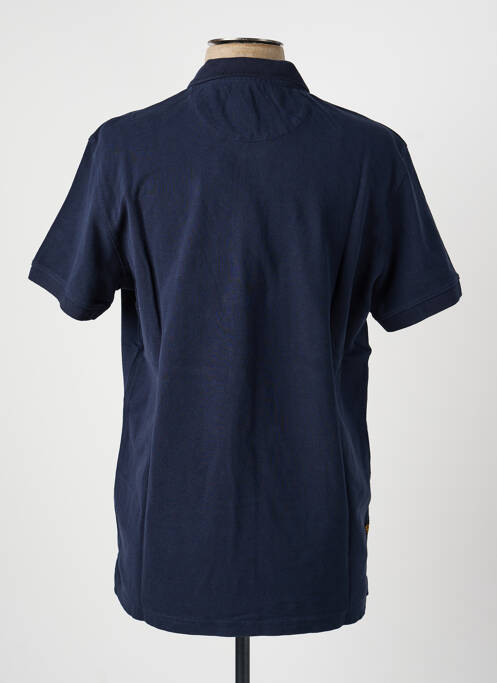 Polo stretch sans manche bleu fonce DAYTONA homme