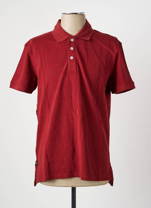 Polo stretch sans manche rouge DAYTONA homme