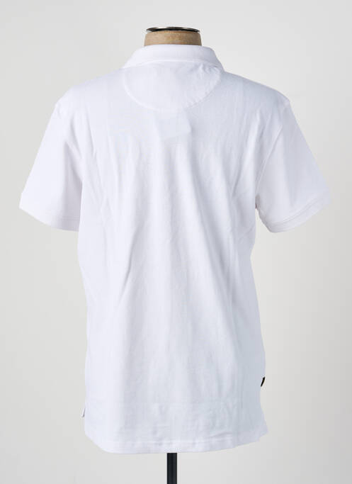 Polo stretch sans manche blanc DAYTONA homme
