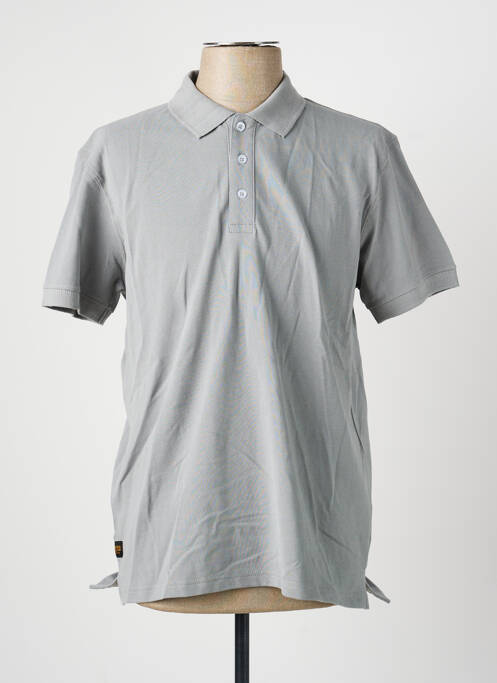 Polo stretch manches courtes gris DAYTONA homme