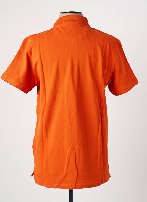 Polo stretch manches courtes orange DAYTONA homme