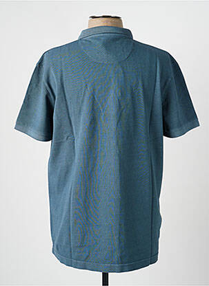 Polo coupe droite manches courtes bleu DAYTONA homme