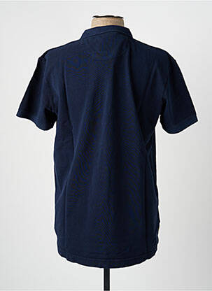 Polo coupe droite manches courtes bleu DAYTONA homme