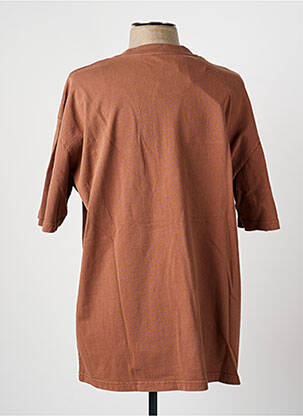T-shirt stretch manches courtes marron DAYTONA homme