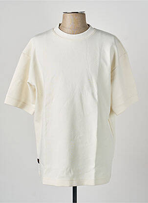 T-shirt stretch manches courtes blanc DAYTONA homme