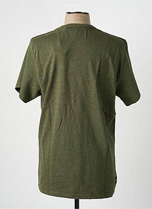 T-shirt coupe droite manches courtes vert DAYTONA homme