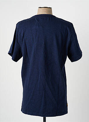 T-shirt coupe droite manches courtes bleu DAYTONA homme
