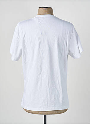 T-shirt coupe cintrée manches courtes blanc DAYTONA homme