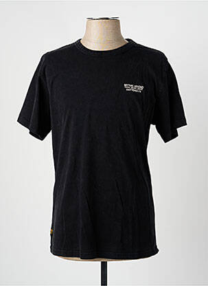 T-shirt coupe droite manches courtes noir DAYTONA homme