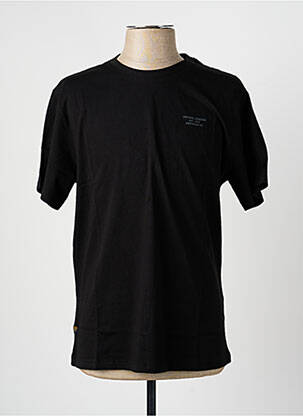 T-shirt coupe cintrée manches courtes noir DAYTONA homme