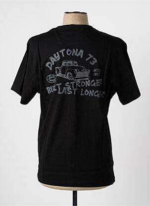 T-shirt coupe cintrée manches courtes noir DAYTONA homme