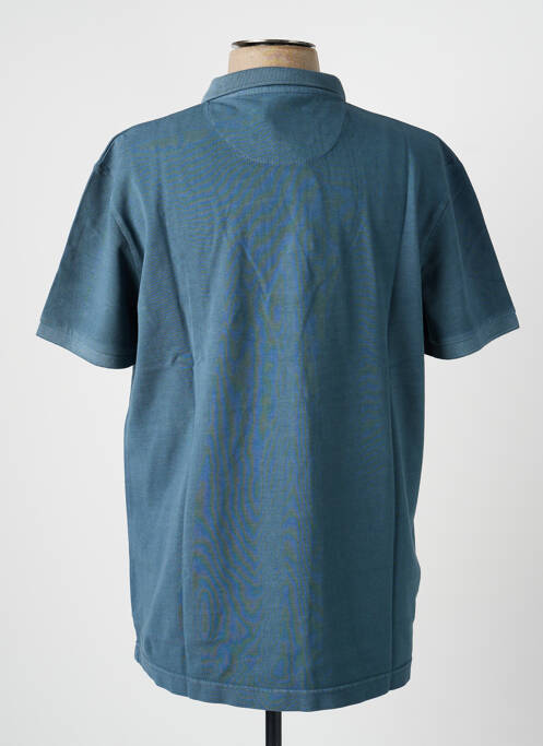 Polo stretch manches courtes bleu DAYTONA homme