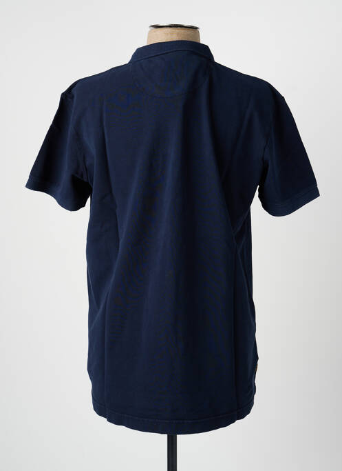 Polo stretch manches courtes bleu DAYTONA homme